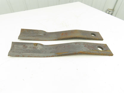 Woods 19160 Bush Hog Mower Blades Rotary Cutter 4"x 25.25"L  Set of 2 OEM