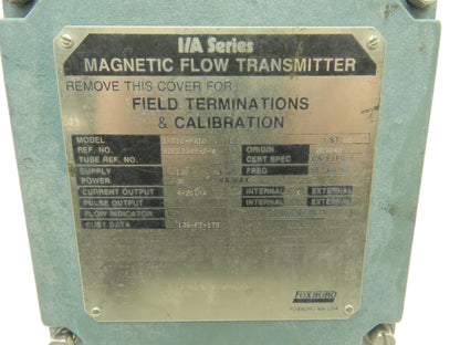Foxboro IMT10-PA10 Magnetic Flow Transmitter 120VAC I/A Series