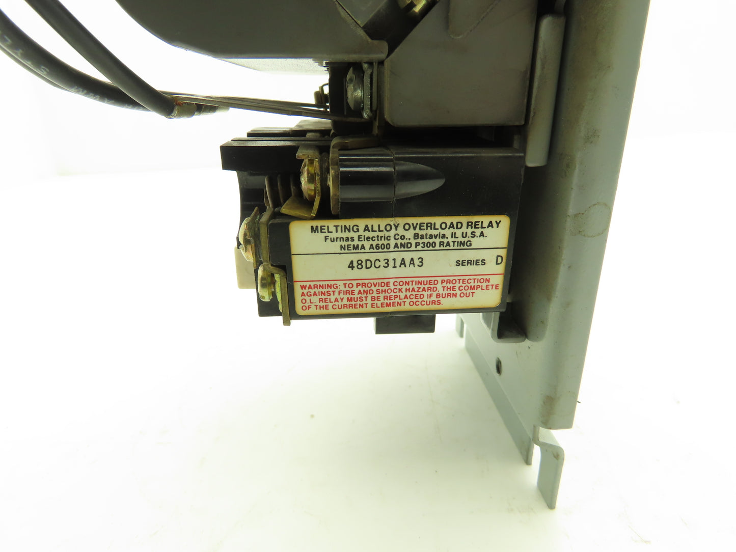 Furnas 22DP32A*E6 Reversing Motor Starter 10Hp Size 1 Max 27A 600 VAC Overload