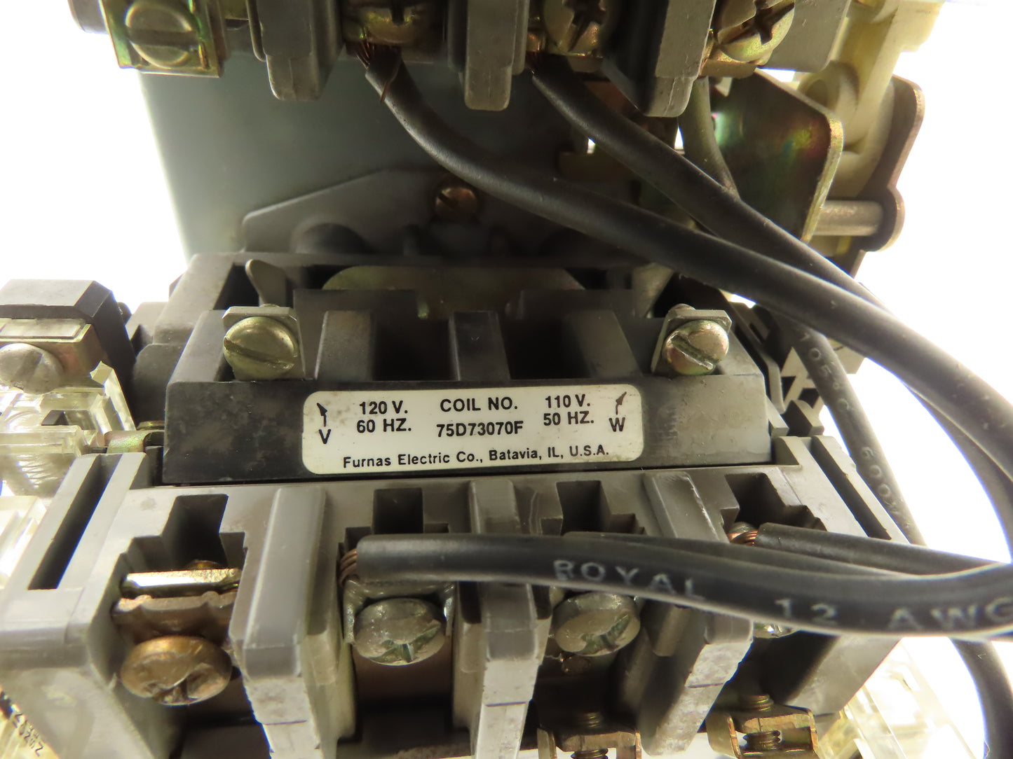 Furnas 22DP32A*E6 Reversing Motor Starter 10Hp Size 1 Max 27A 600 VAC Overload