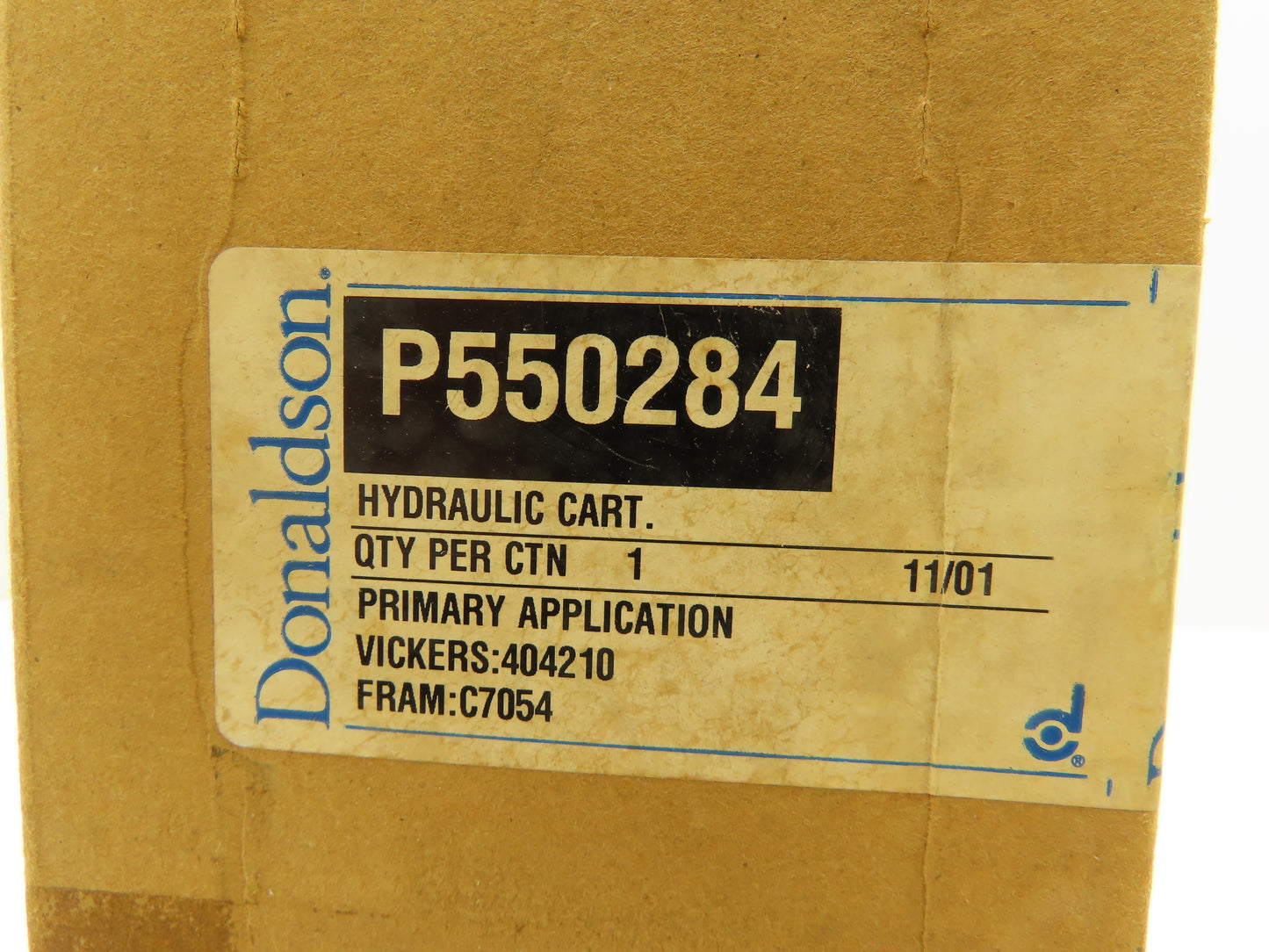 Donaldson Filtration Solutions P550284 Hydraulic Filter Cartridge