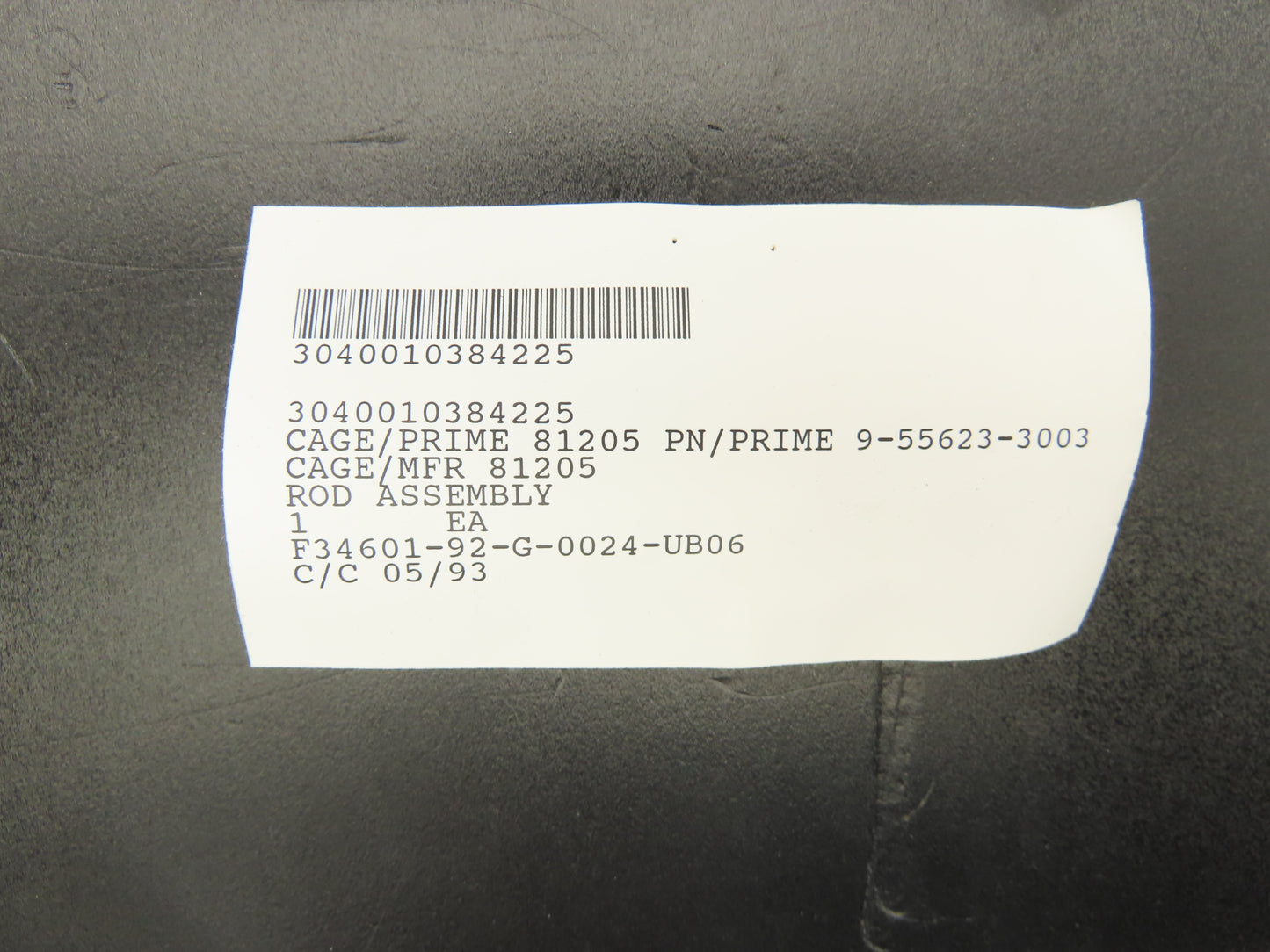 Boeing 9-55623-3003 Tie Rod Assembly 1"Dia x 18"Length 5/16" Eye