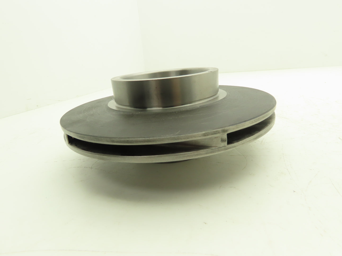 Centrifugal Pump Impeller 60mm Keyed Bore 203mm OD Steel