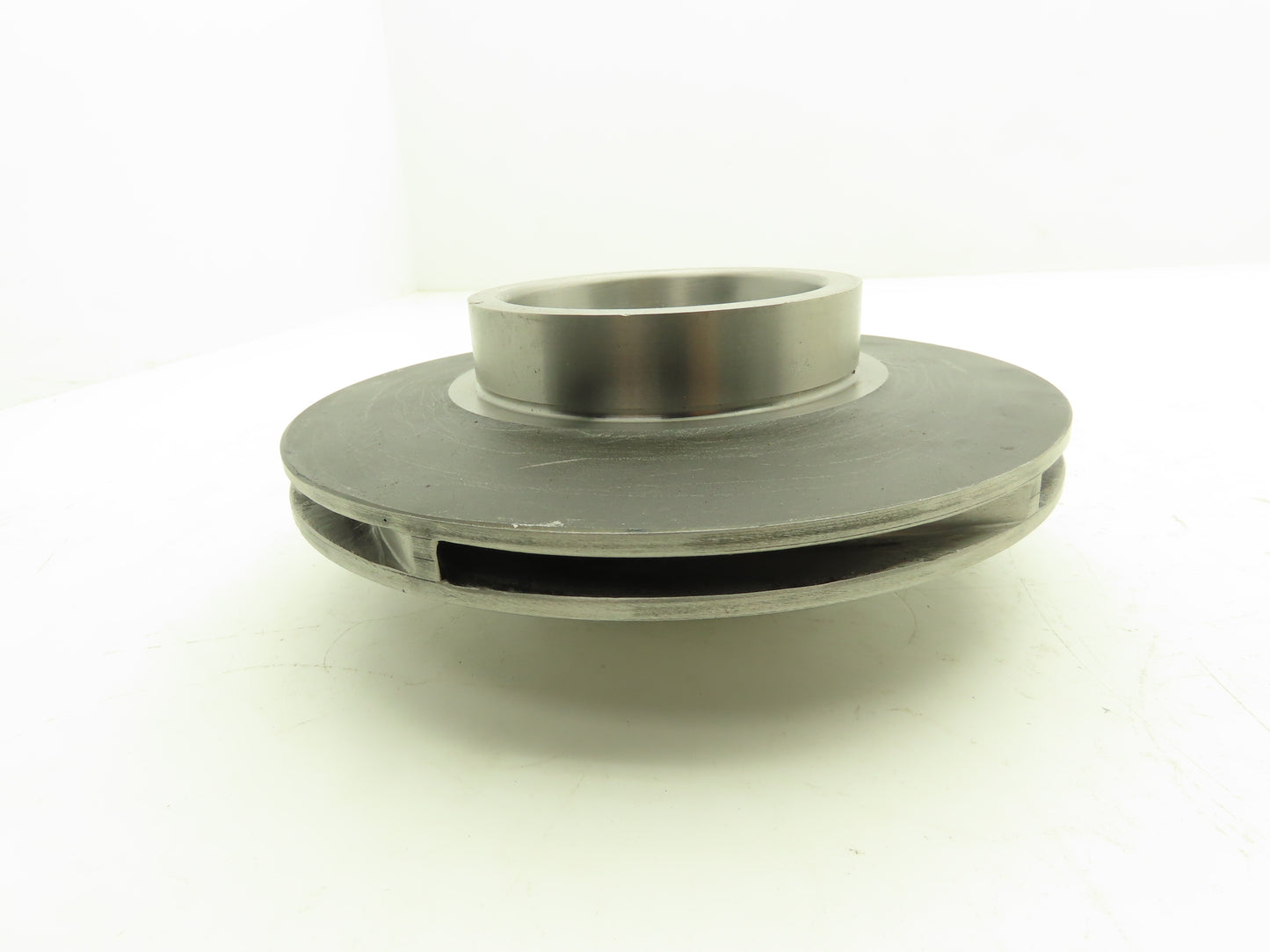 Centrifugal Pump Impeller 60mm Keyed Bore 203mm OD Steel