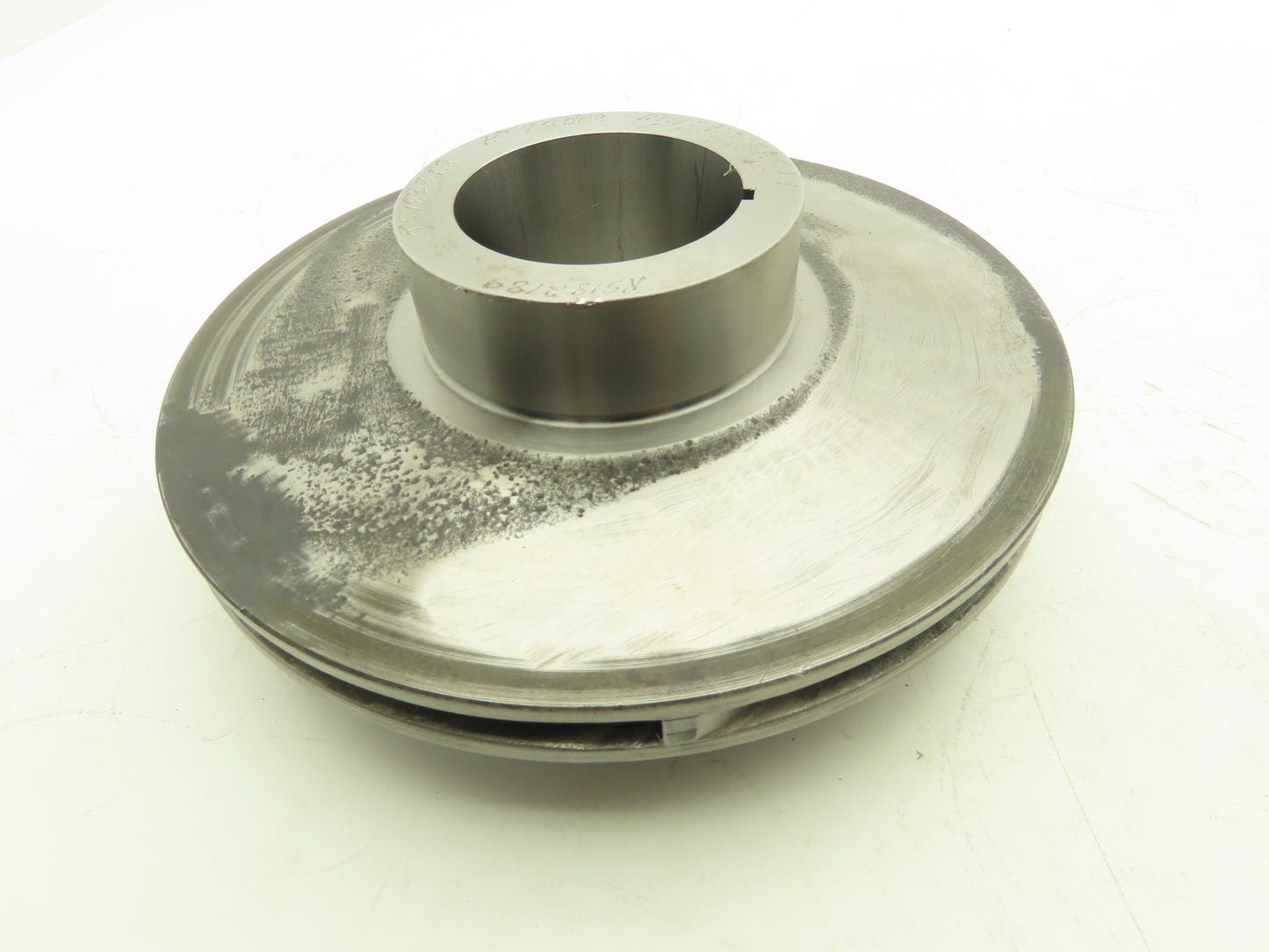 Centrifugal Pump Impeller 60mm Keyed Bore 203mm OD Steel