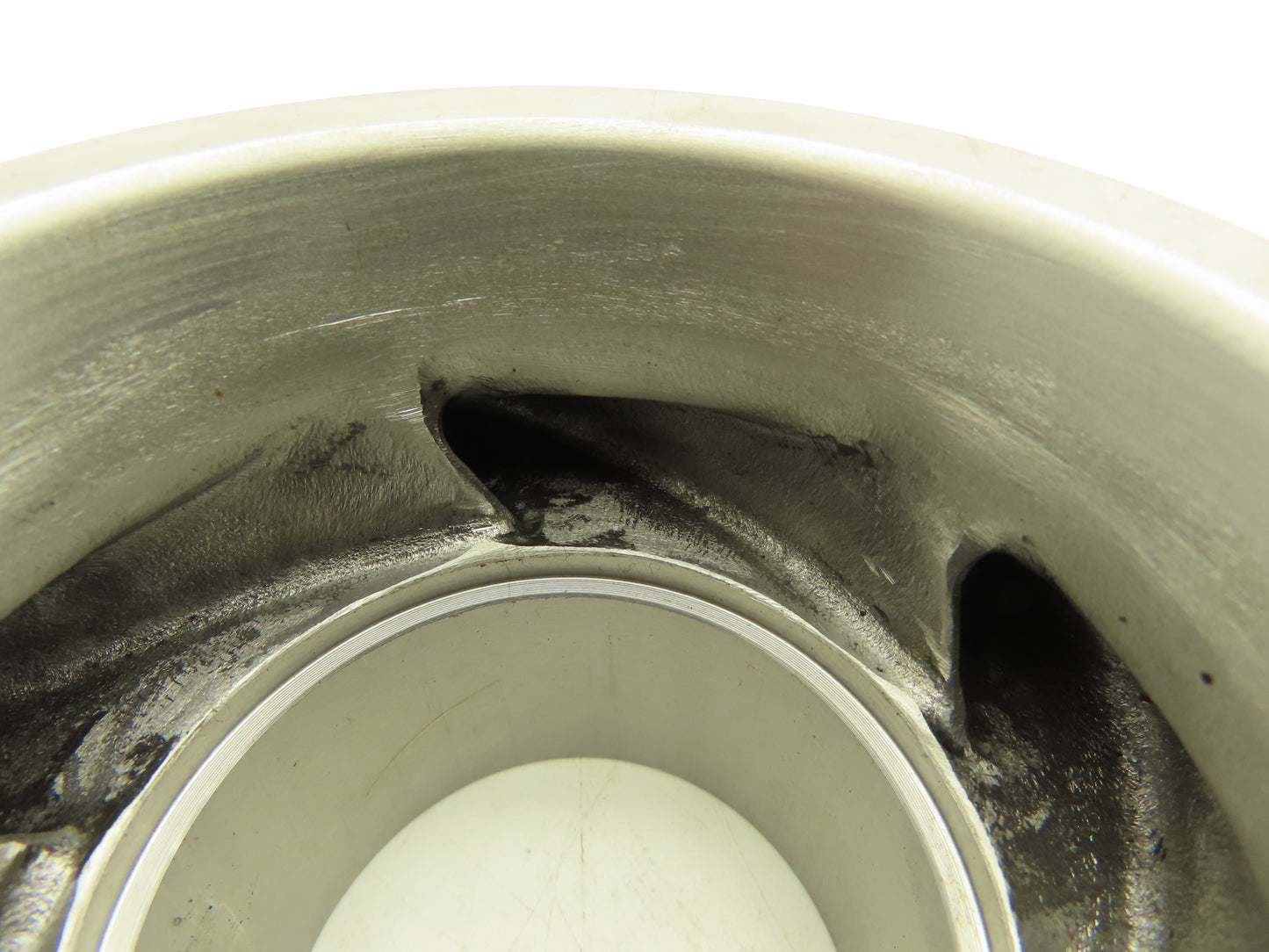 Centrifugal Pump Impeller 60mm Keyed Bore 203mm OD Steel