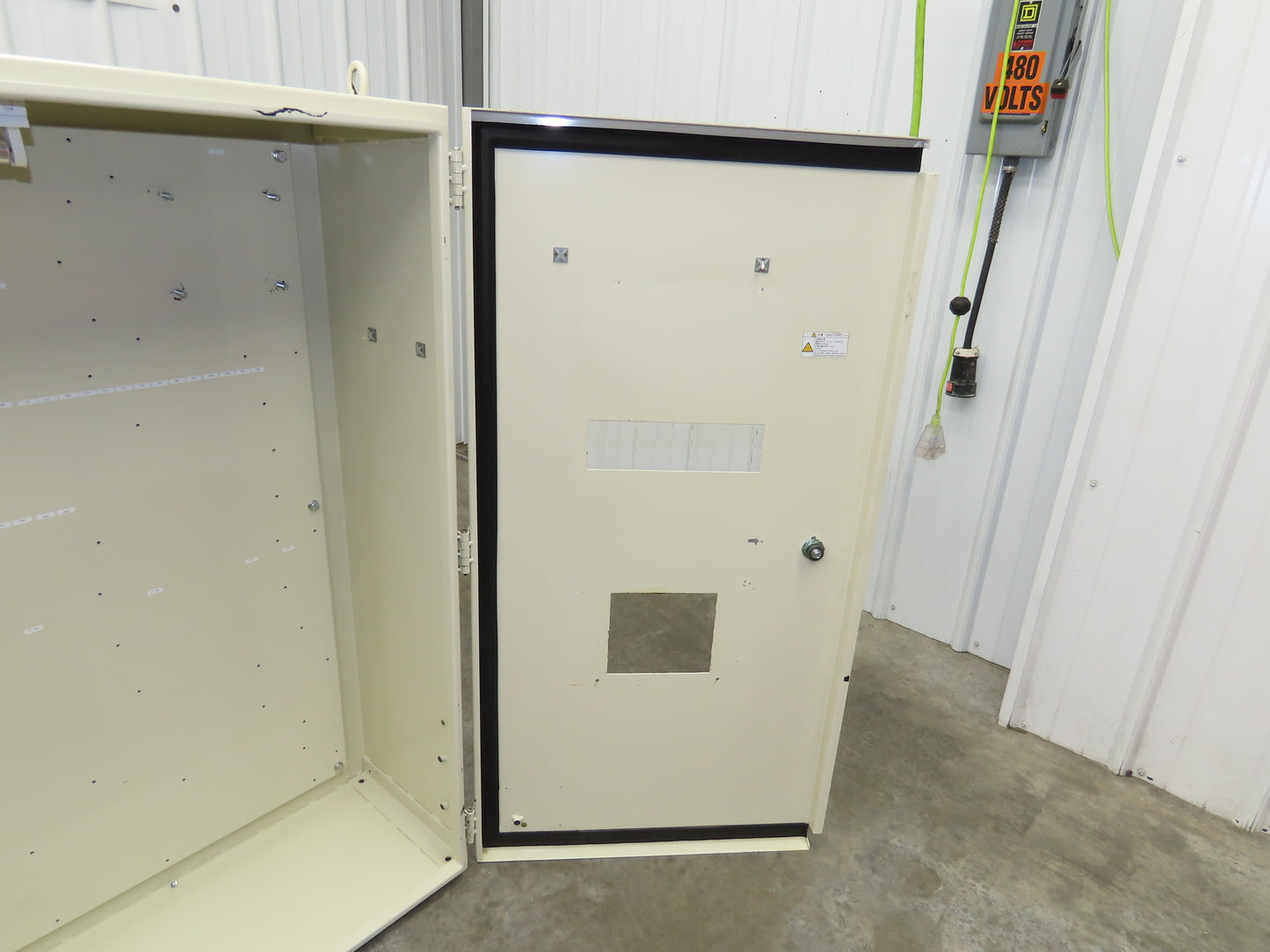 Electrical Enclosure 1200x1200x340mm Dual Door 125 Amp Disconnect 47x47x13"