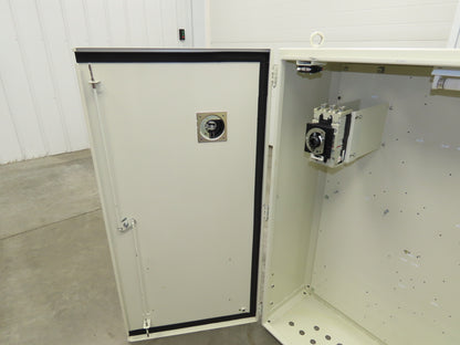 Electrical Enclosure 1200x1200x340mm Dual Door 125 Amp Disconnect 47x47x13"