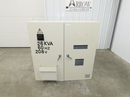 Electrical Enclosure 1200x1200x340mm Dual Door 125 Amp Disconnect 47x47x13"