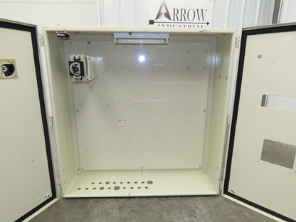 Electrical Enclosure 1200x1200x340mm Dual Door 125 Amp Disconnect 47x47x13"