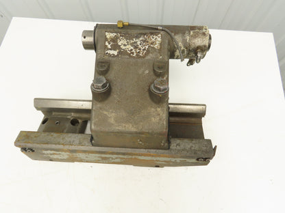 Yamazaki Mazak QT-8 Quick Turn 8 CNC Lathe Tailstock With Bed Rails