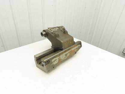 Yamazaki Mazak QT-8 Quick Turn 8 CNC Lathe Tailstock With Bed Rails