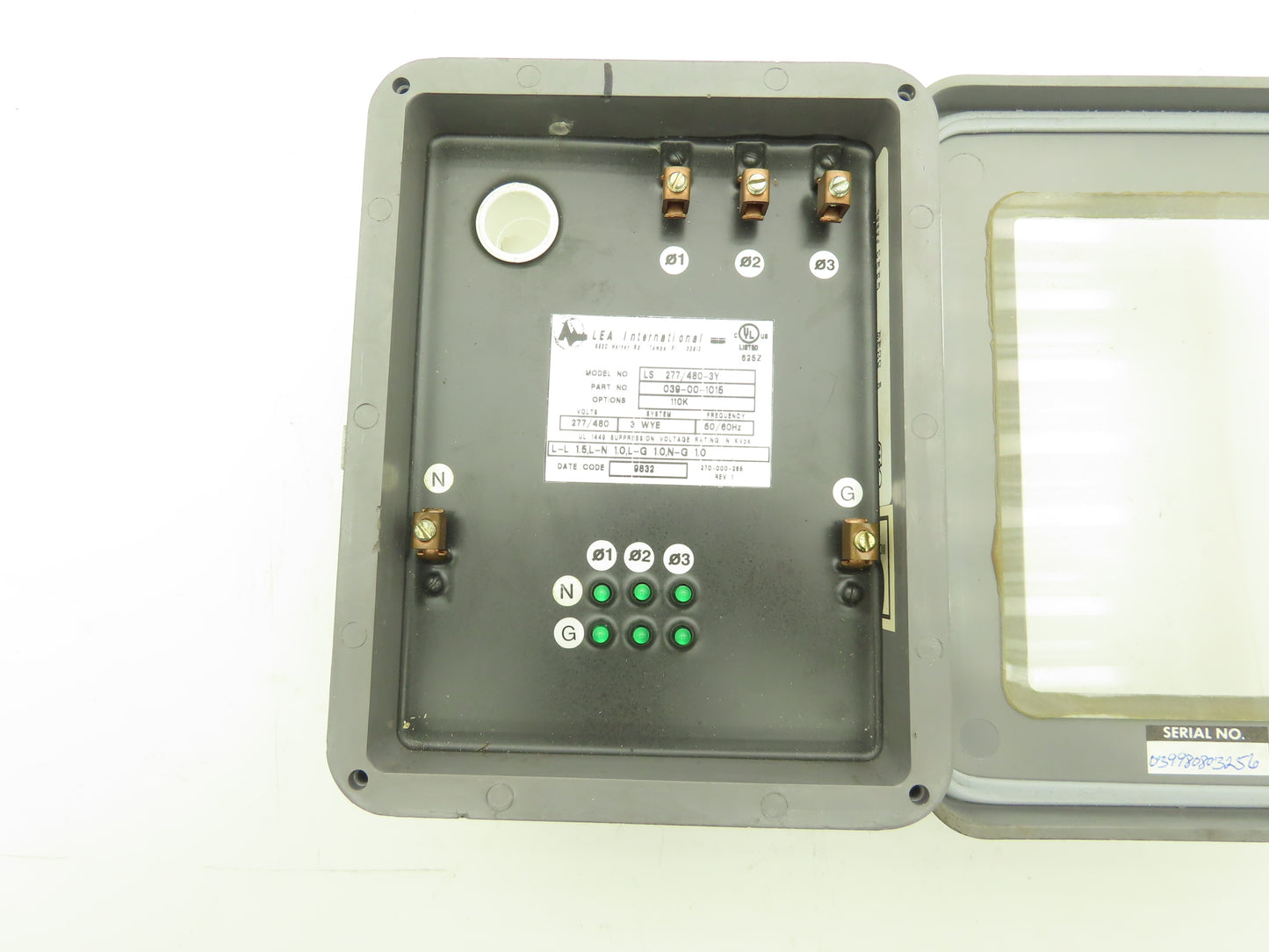 LEA International LS 277/480-3Y Surge Protector Unit 277/480V 50/60Hz