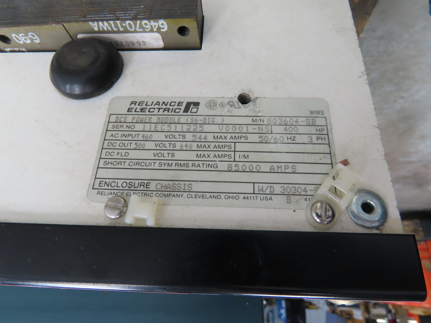 Reliance Electric 803604-SB DCS Power Supply Module Drive 460VAC In 500VDC Out