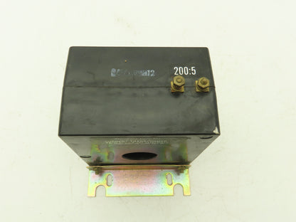 Westinghouse 3486C98H12 Current Transformer 200:5 Ratio 600V 50-400 Hz 10kV
