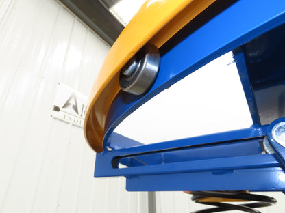 Uline H-8935 Spring-Loaded Pallet Positioner Level Loader 43-5/8" Round Top