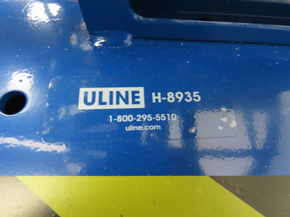 Uline H-8935 Spring-Loaded Pallet Positioner Level Loader 43-5/8" Round Top