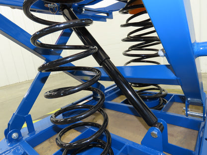 Uline H-8935 Spring-Loaded Pallet Positioner Level Loader 43-5/8" Round Top