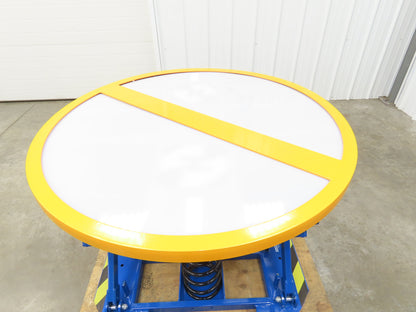 Uline H-8935 Spring-Loaded Pallet Positioner Level Loader 43-5/8" Round Top