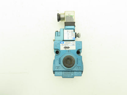 MAC 56C-37-874JC Pneumatic Piloted Solenoid Valve 3-Way 24VDC 150PSI  3/4NPT