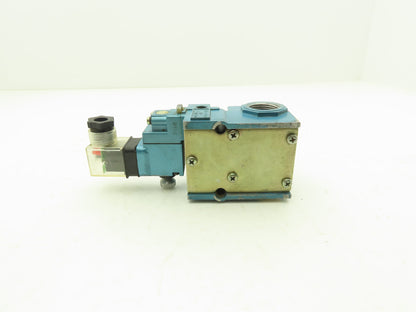 MAC 56C-37-874JC Pneumatic Piloted Solenoid Valve 3-Way 24VDC 150PSI  3/4NPT