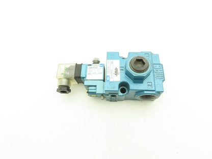 MAC 56C-37-874JC Pneumatic Piloted Solenoid Valve 3-Way 24VDC 150PSI  3/4NPT