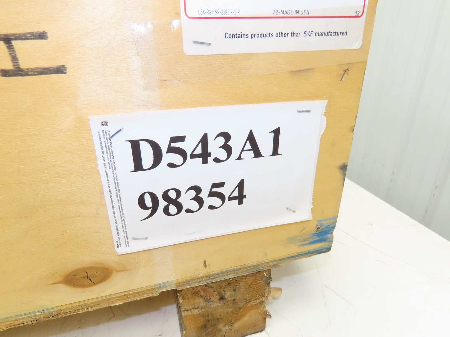 SKF B-9485-G Tripple Ring Bearing 220mm ID x 600mm OD x 200mm Width Reman By SKF
