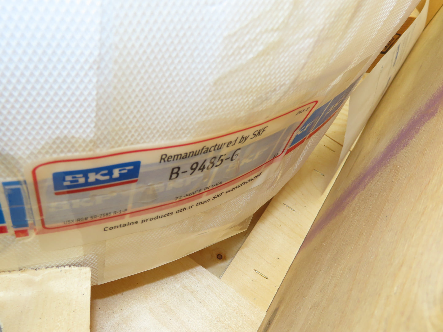 SKF B-9485-G Tripple Ring Bearing 220mm ID x 600mm OD x 200mm Width Reman By SKF