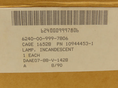 Wagner Lighting 4455A Incandescent Amber Light Lamp Sealed Beam 50W 24V Lot of 3