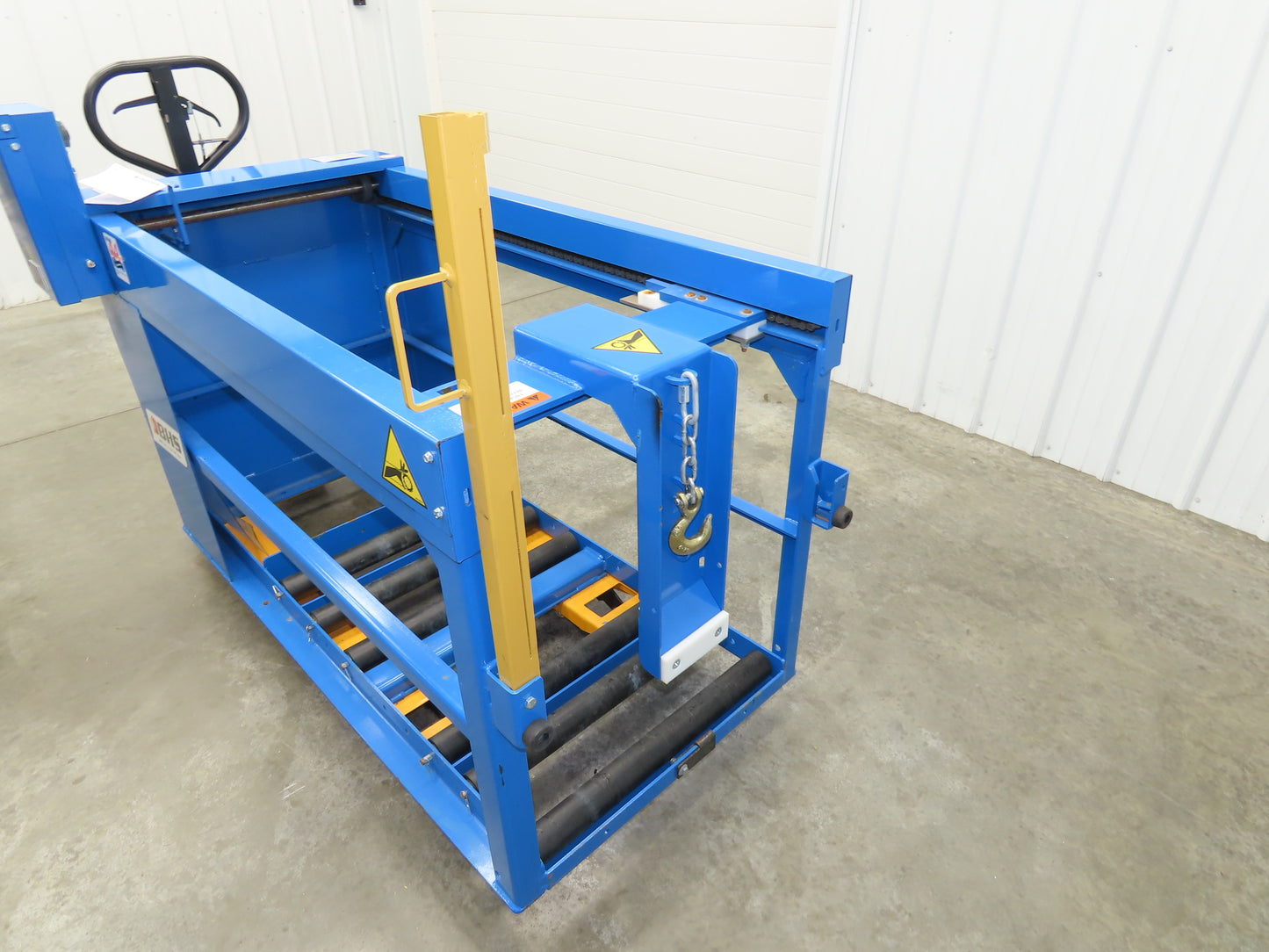Walkie Battery Transfer Carriage Changer Manual Puller Lift Vestil Pallet Jack