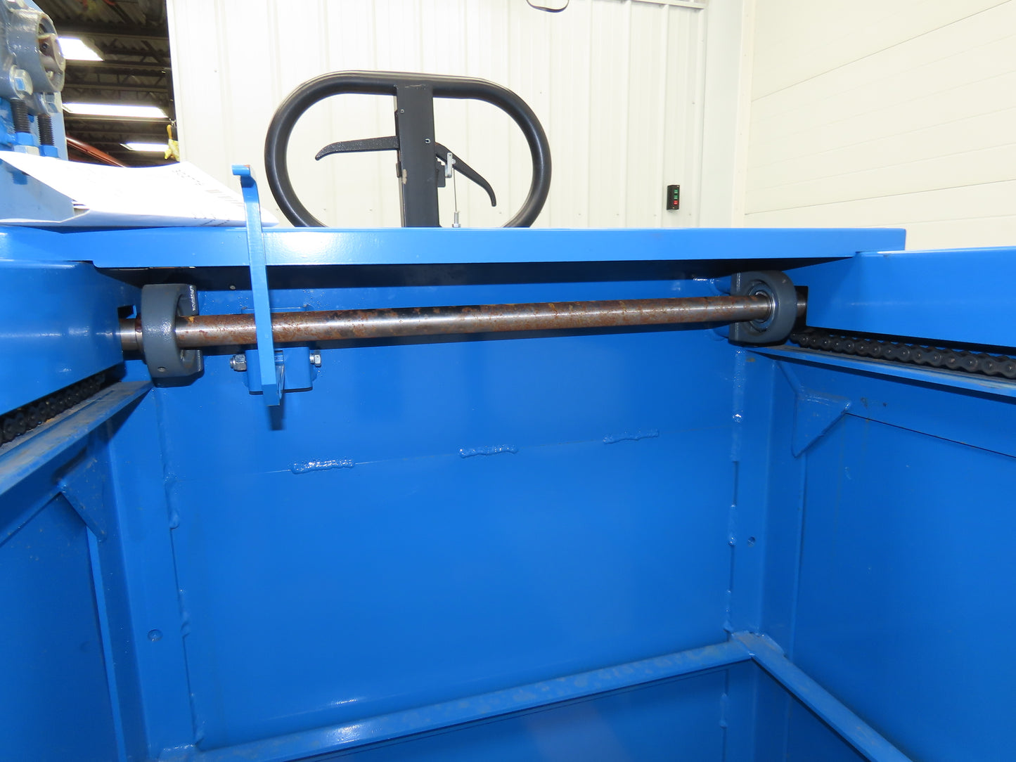 Walkie Battery Transfer Carriage Changer Manual Puller Lift Vestil Pallet Jack