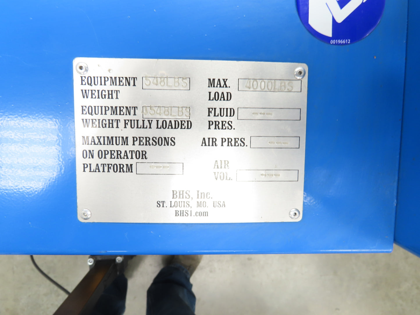 Walkie Battery Transfer Carriage Changer Manual Puller Lift Vestil Pallet Jack