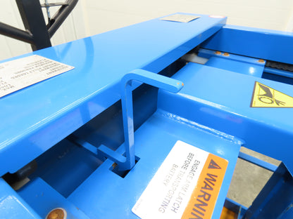 Walkie Battery Transfer Carriage Changer Manual Puller Lift Vestil Pallet Jack