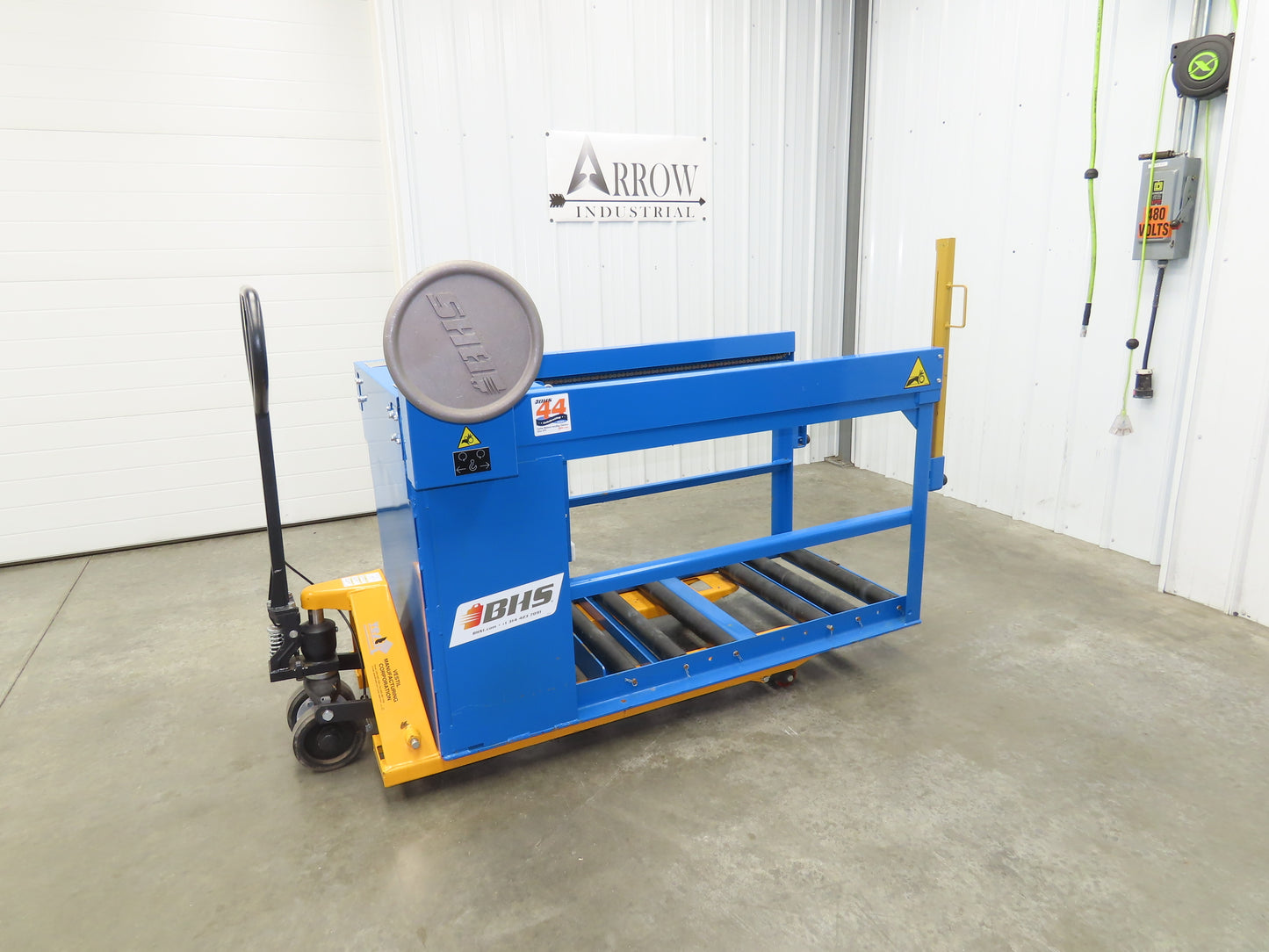 Walkie Battery Transfer Carriage Changer Manual Puller Lift Vestil Pallet Jack