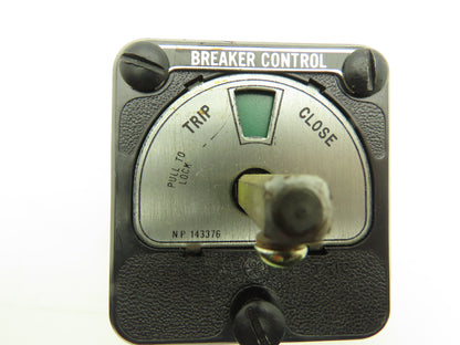 GE 16SB1B20X2 Rotary On/Off Switch 2 Position Spring Return Maintained State