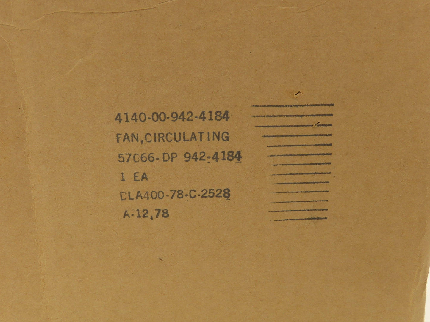 PSI Peripheral 57066-DP Circulating Fan Vacuum Blower Motor 115V 1.25"Tube