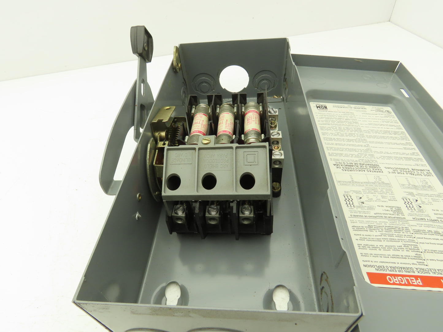 Square D D322N Safety Disconnect Switch 60 Amp 240VAC 3-Pole 4W NEMA Type 1