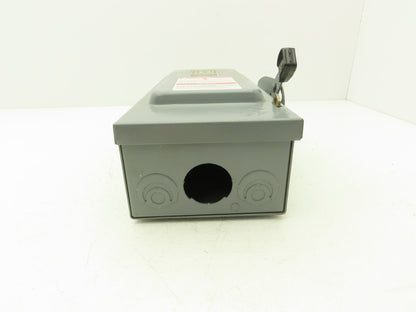 Square D D322N Safety Disconnect Switch 60 Amp 240VAC 3-Pole 4W NEMA Type 1