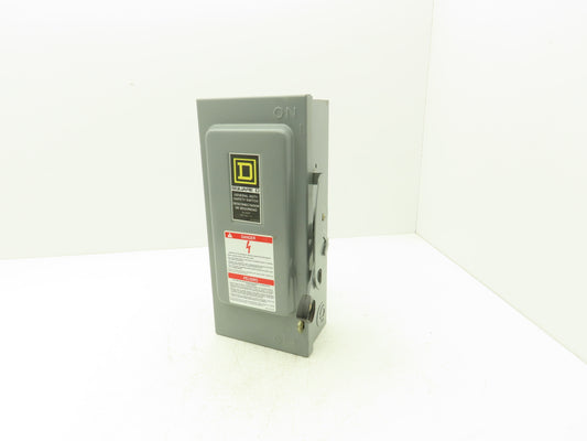 Square D D322N Safety Disconnect Switch 60 Amp 240VAC 3-Pole 4W NEMA Type 1