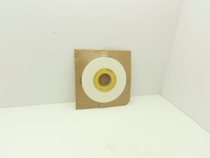 Norton 66253160895 White Grinding Wheel 10"OD x 1"W x 3"ID 2485 RPM 38A46-KVBE