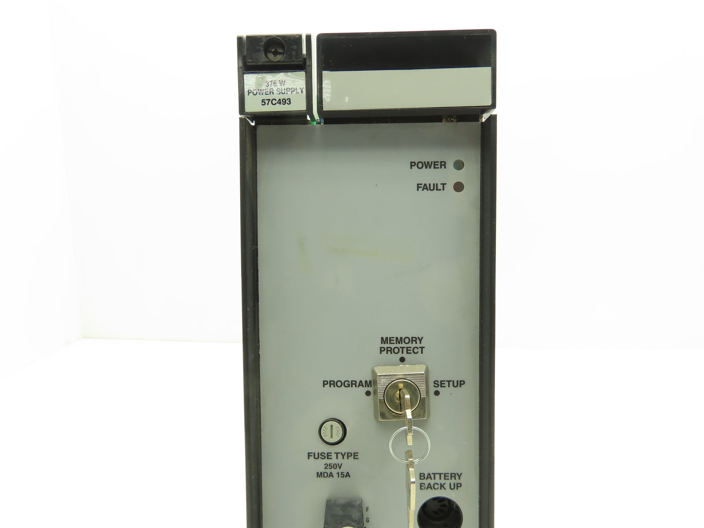 Reliance Electric 57493-A Slot Rack Power Supply 376 Watt Reltec Lorain ES371AMB