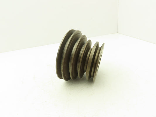 5ER-184 Step Pulley Machined Steel A Groove 5.75"/5"/4.3"/3.6"/4.3" Bushing Bore