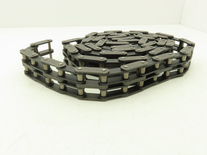 RF2060-2 Double Strand Roller Chain 1-1/2" Double Pitch 2" Wide 10' Length