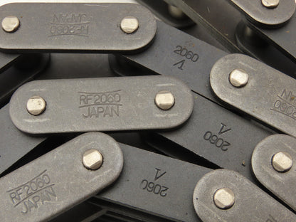 RF2060-2 Double Strand Roller Chain 1-1/2" Double Pitch 2" Wide 10' Length