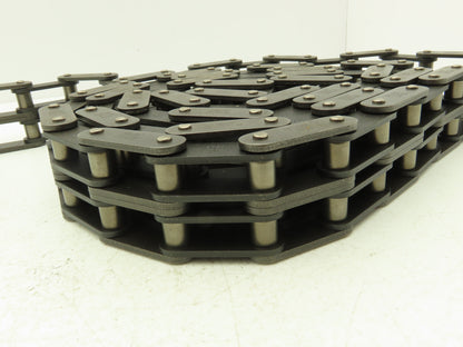 RF2060-2 Double Strand Roller Chain 1-1/2" Double Pitch 2" Wide 10' Length