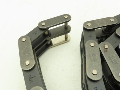 RF2060-2 Double Strand Roller Chain 1-1/2" Double Pitch 2" Wide 10' Length