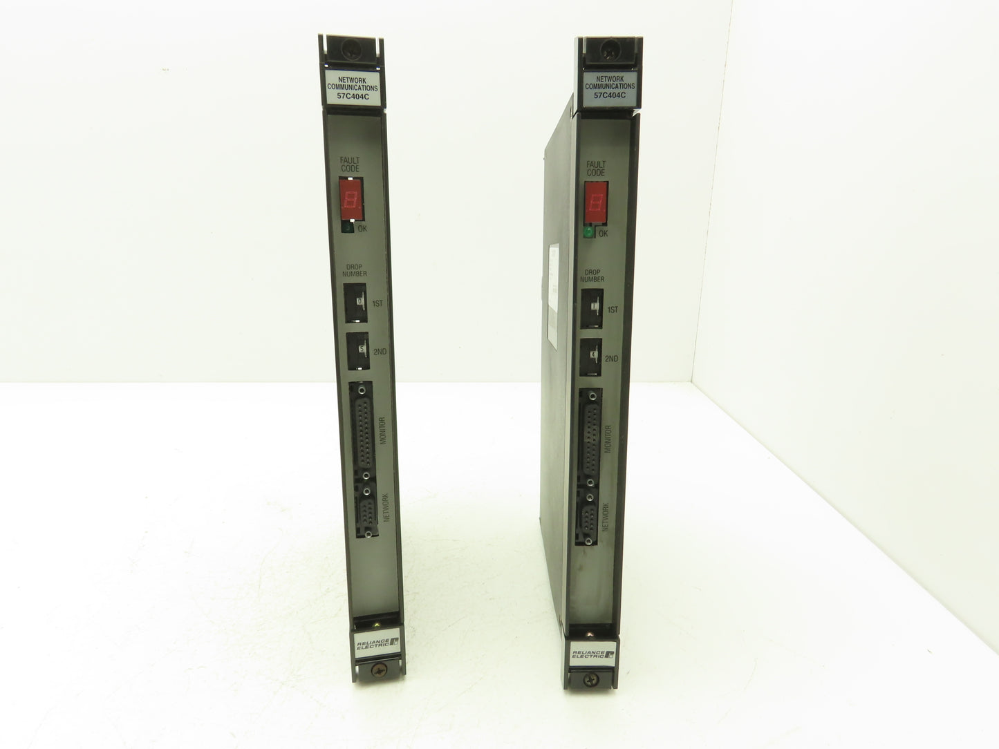 Reliance Electric 57C404C PLC Automax Network Processor Module Rev 2 Lot of 2
