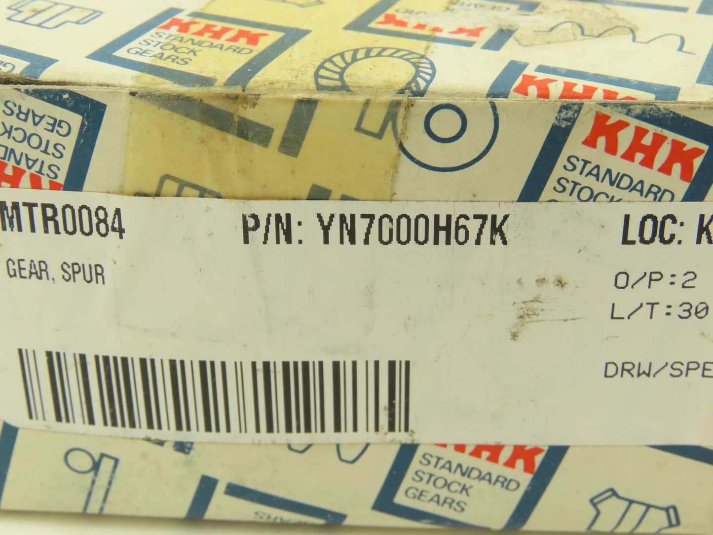 KHK MSGB2.5-25 Ground Spur Gear 25 Tooth 25mm Bore x 67mm OD Gear 25mm Width