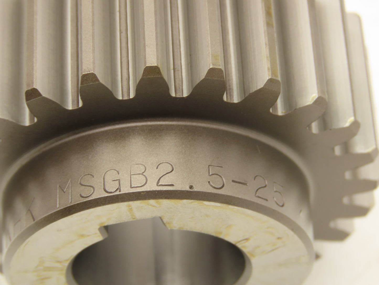 KHK MSGB2.5-25 Ground Spur Gear 25 Tooth 25mm Bore x 67mm OD Gear 25mm Width