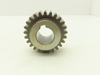 KHK MSGB2.5-25 Ground Spur Gear 25 Tooth 25mm Bore x 67mm OD Gear 25mm Width